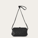 Rofe Bag M, matte black braid OUTLET